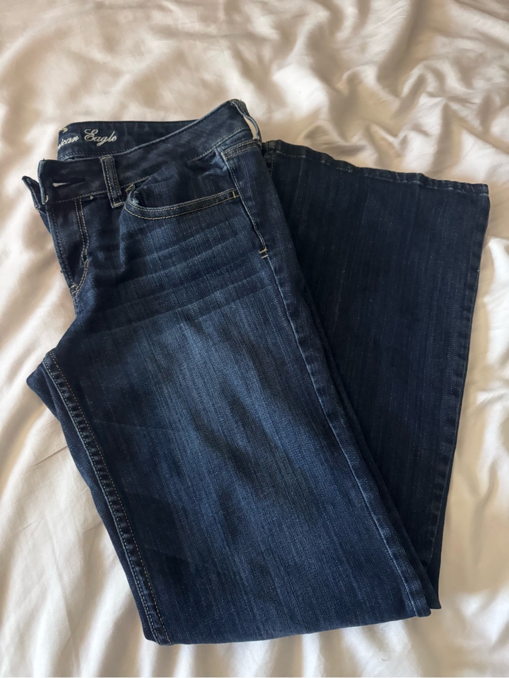 American Eagle Outfitters Dark Blue Bootcut Jeans